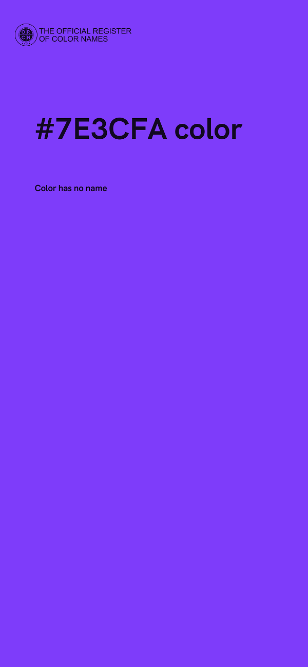 #7E3CFA color image