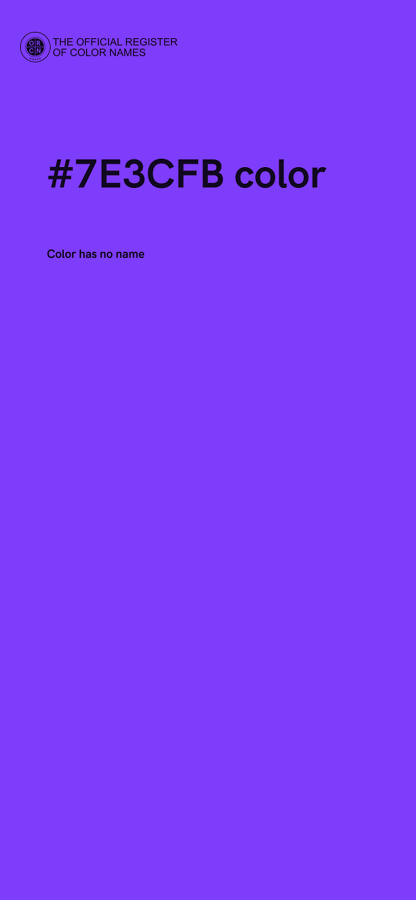 #7E3CFB color image