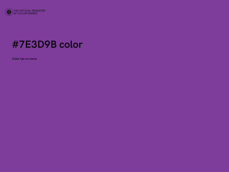 #7E3D9B color image