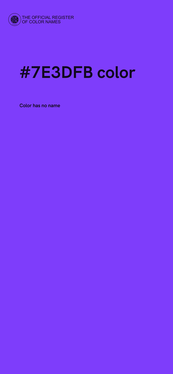 #7E3DFB color image