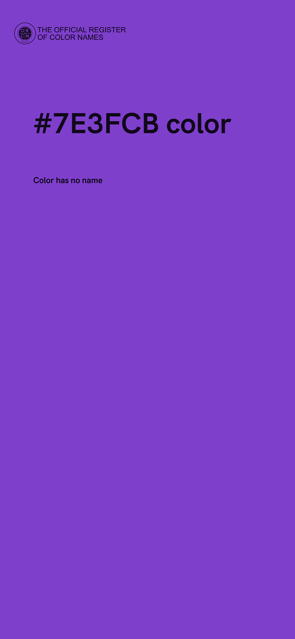 #7E3FCB color image