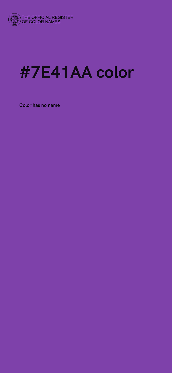 #7E41AA color image
