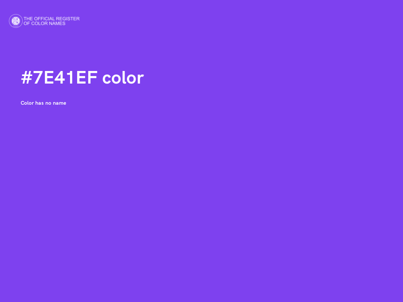 #7E41EF color image