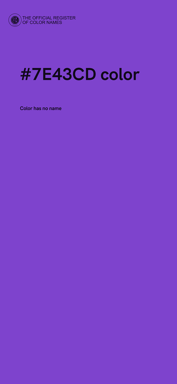 #7E43CD color image