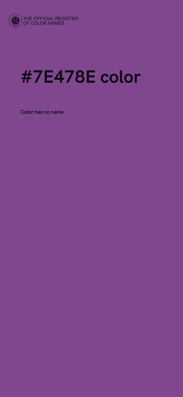 #7E478E color image