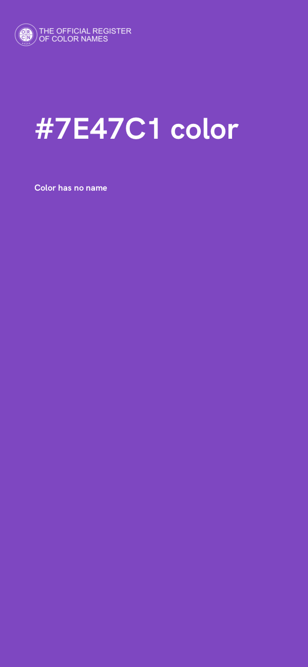 #7E47C1 color image