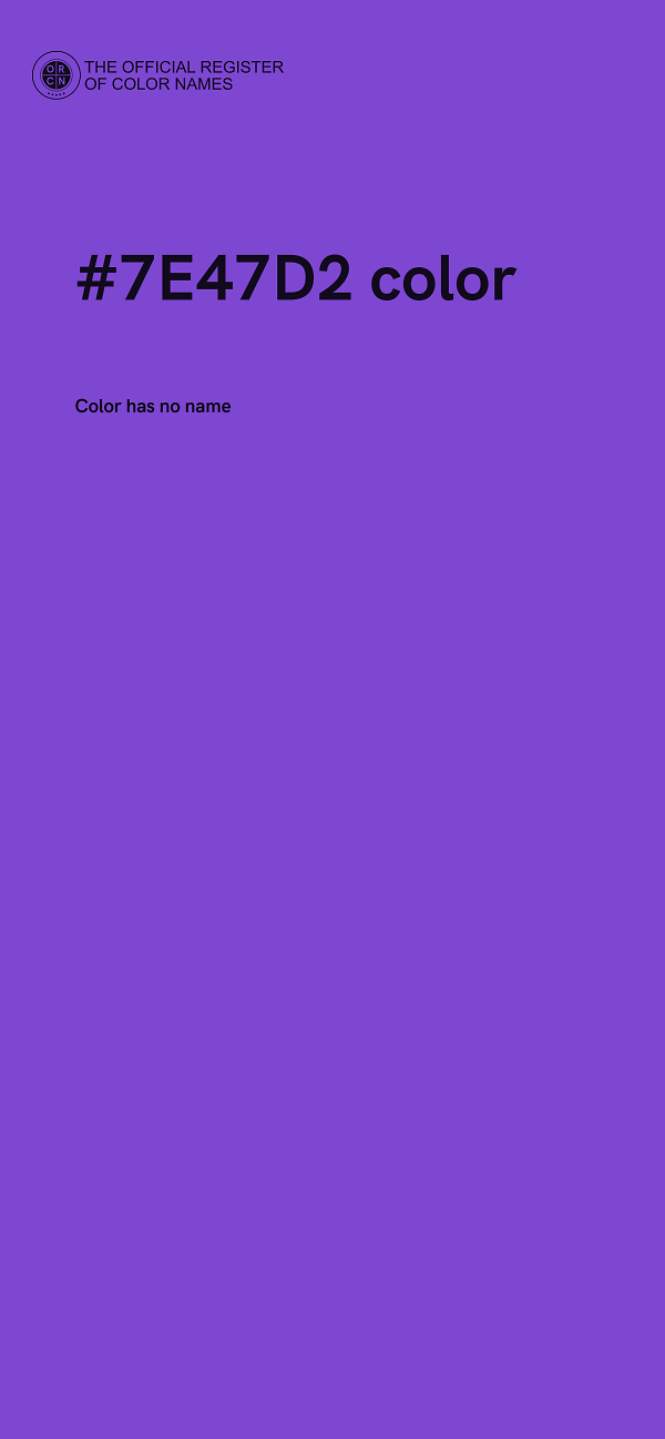 #7E47D2 color image