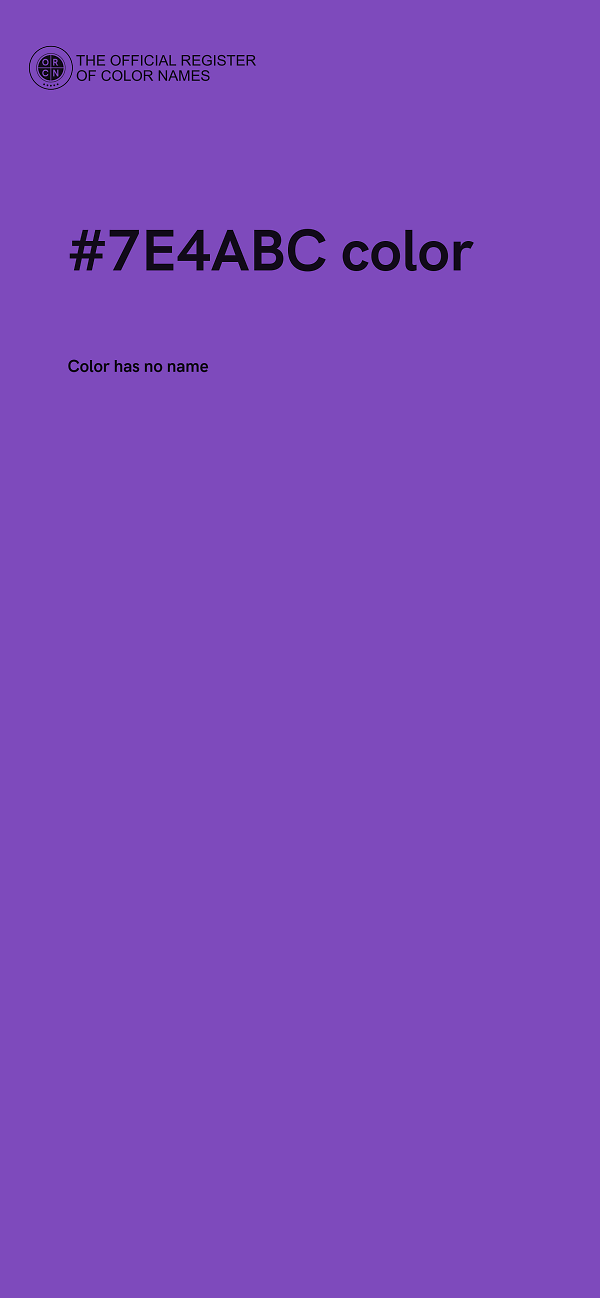#7E4ABC color image