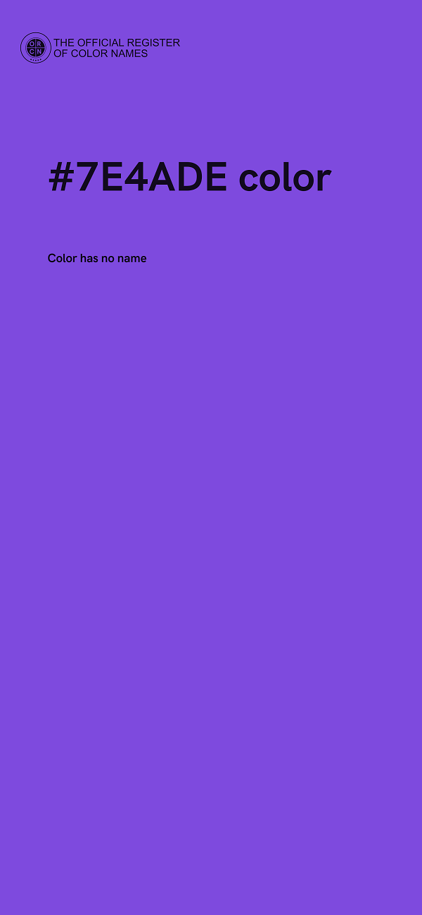 #7E4ADE color image