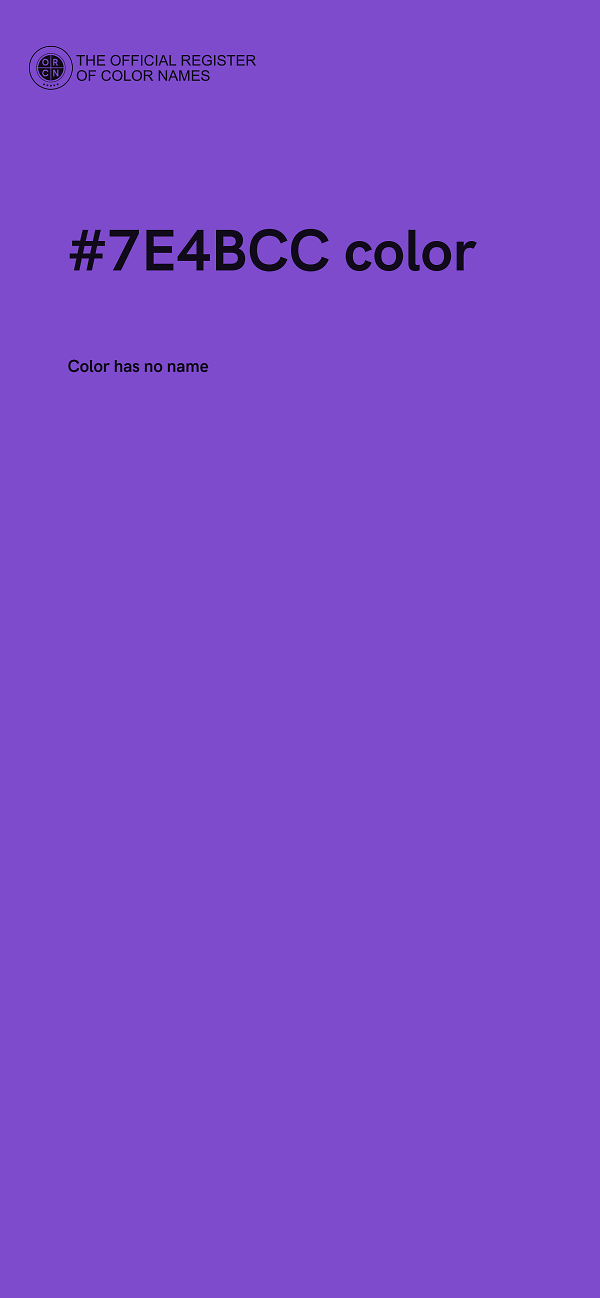 #7E4BCC color image