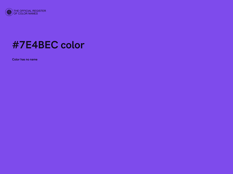 #7E4BEC color image