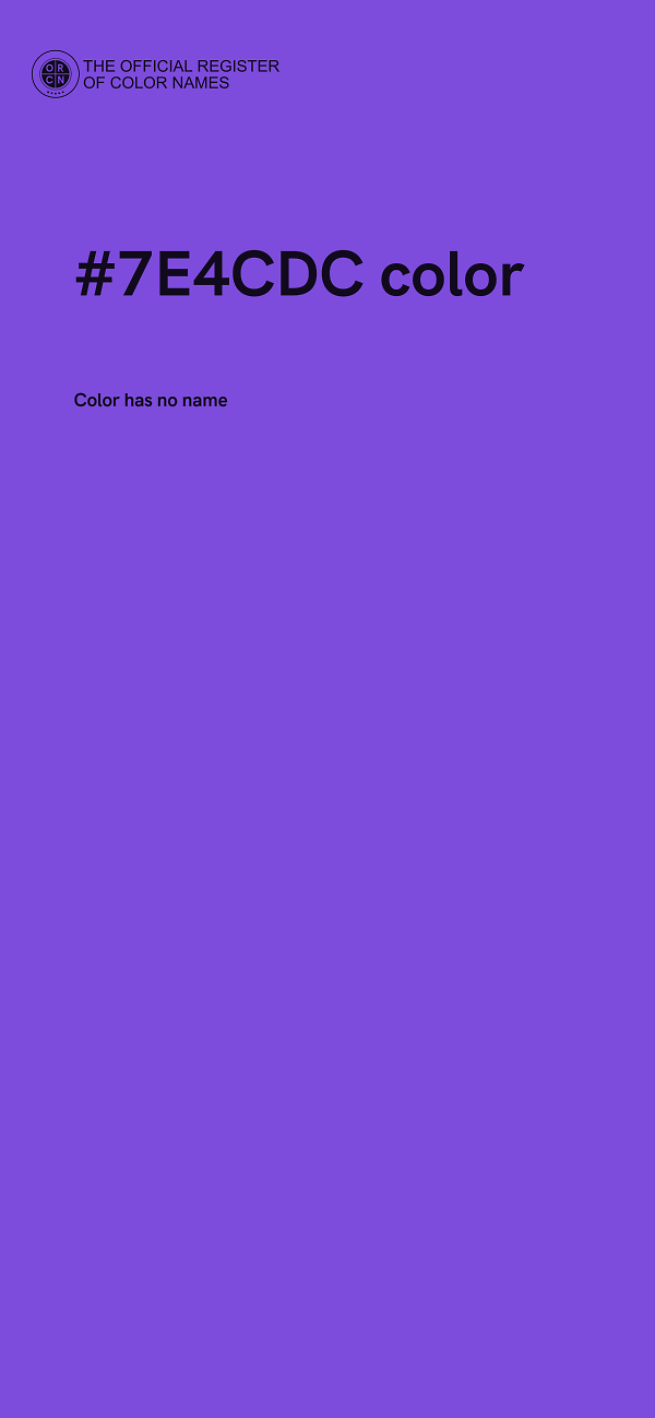 #7E4CDC color image