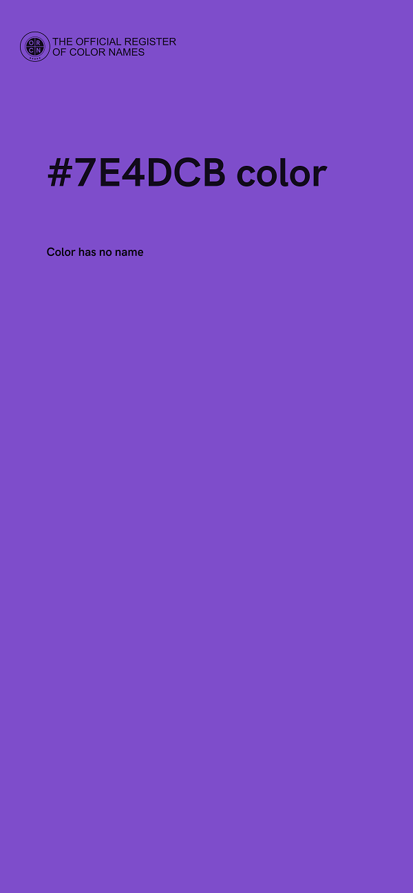 #7E4DCB color image