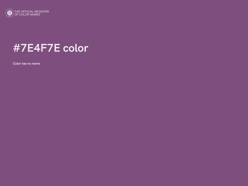 #7E4F7E color image
