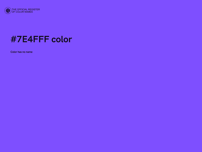 #7E4FFF color image