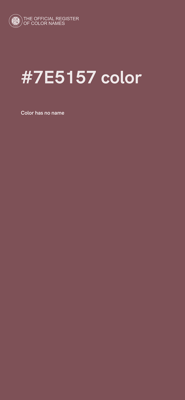 #7E5157 color image