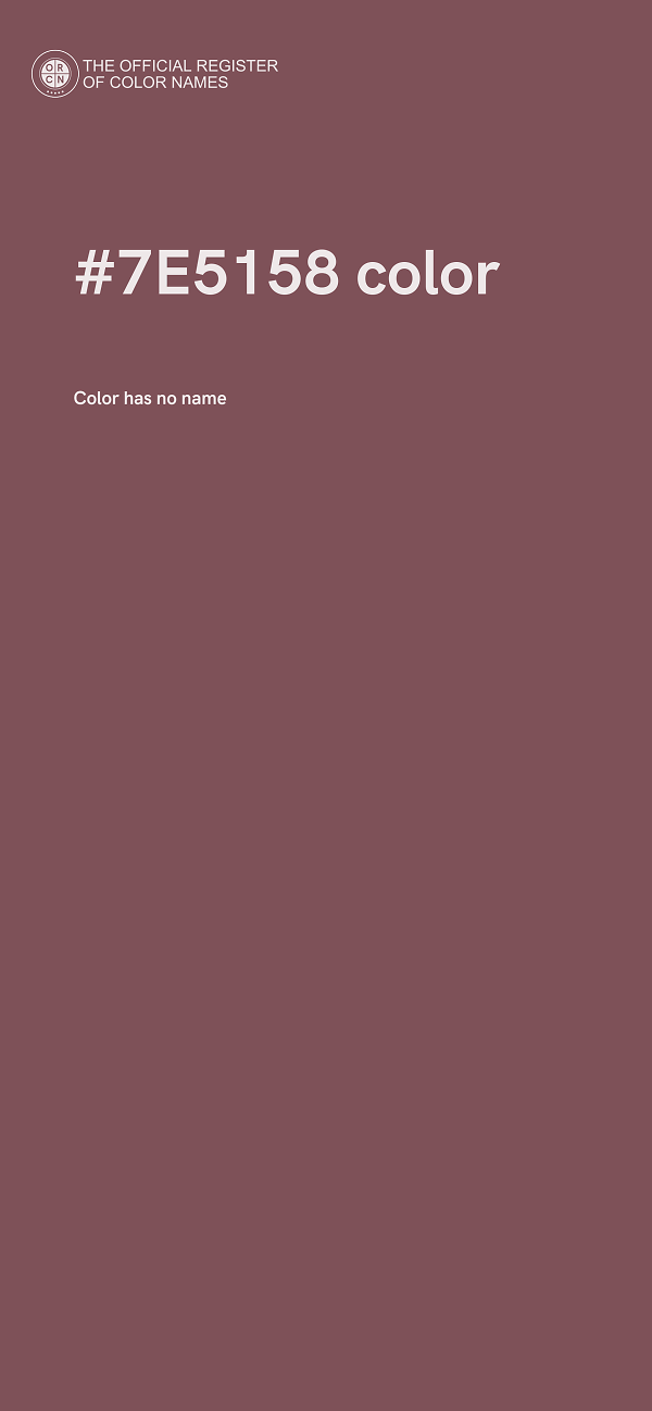 #7E5158 color image