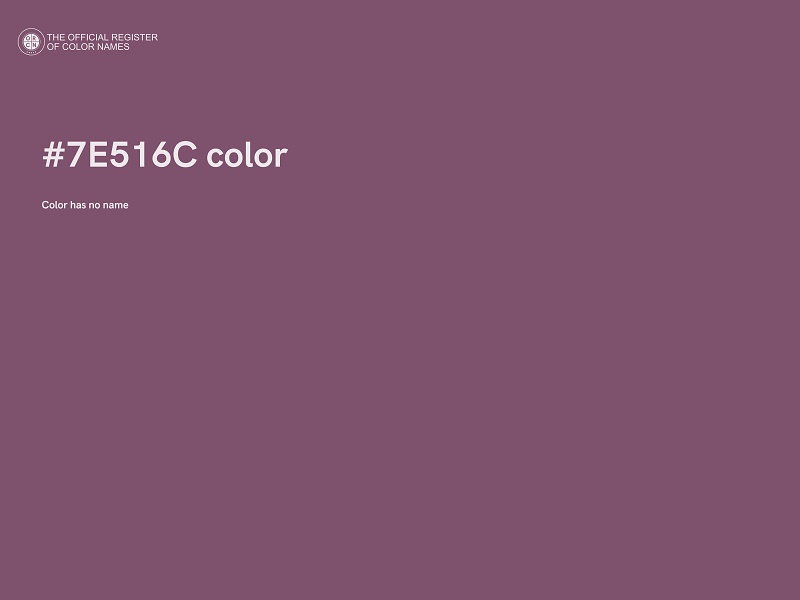 #7E516C color image