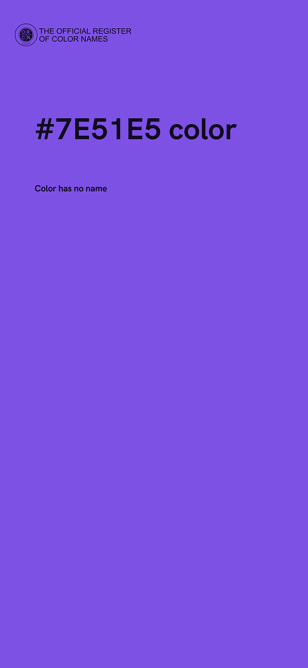 #7E51E5 color image