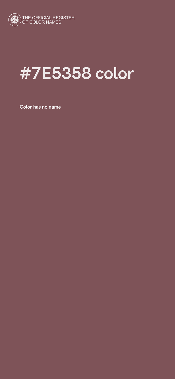 #7E5358 color image