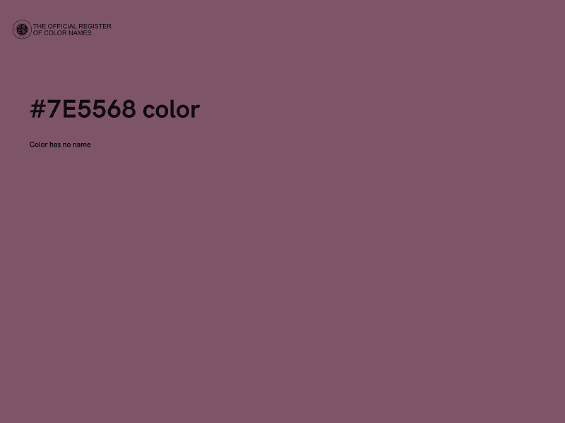 #7E5568 color image