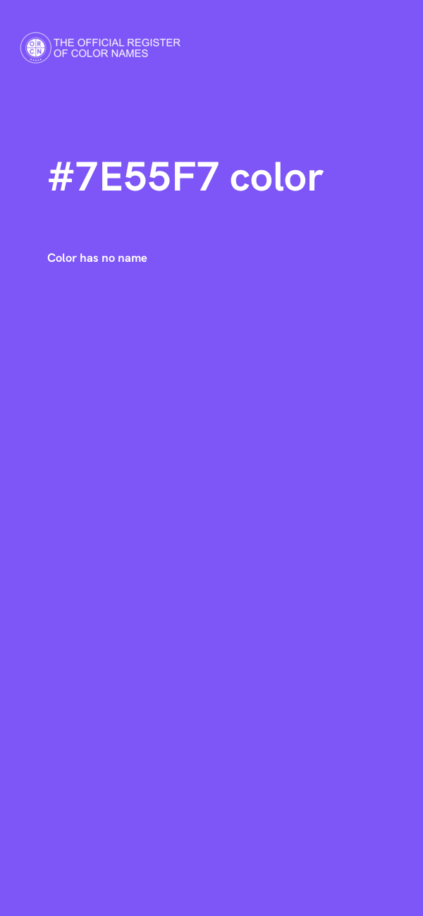 #7E55F7 color image