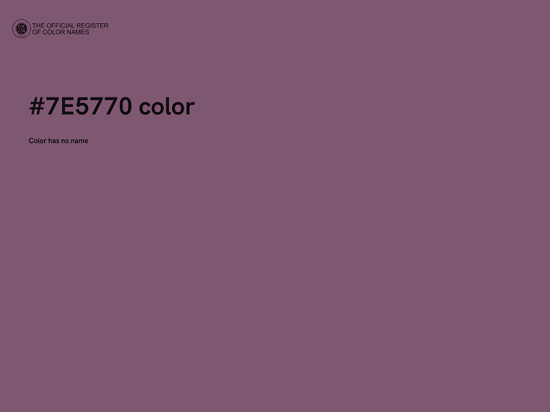 #7E5770 color image