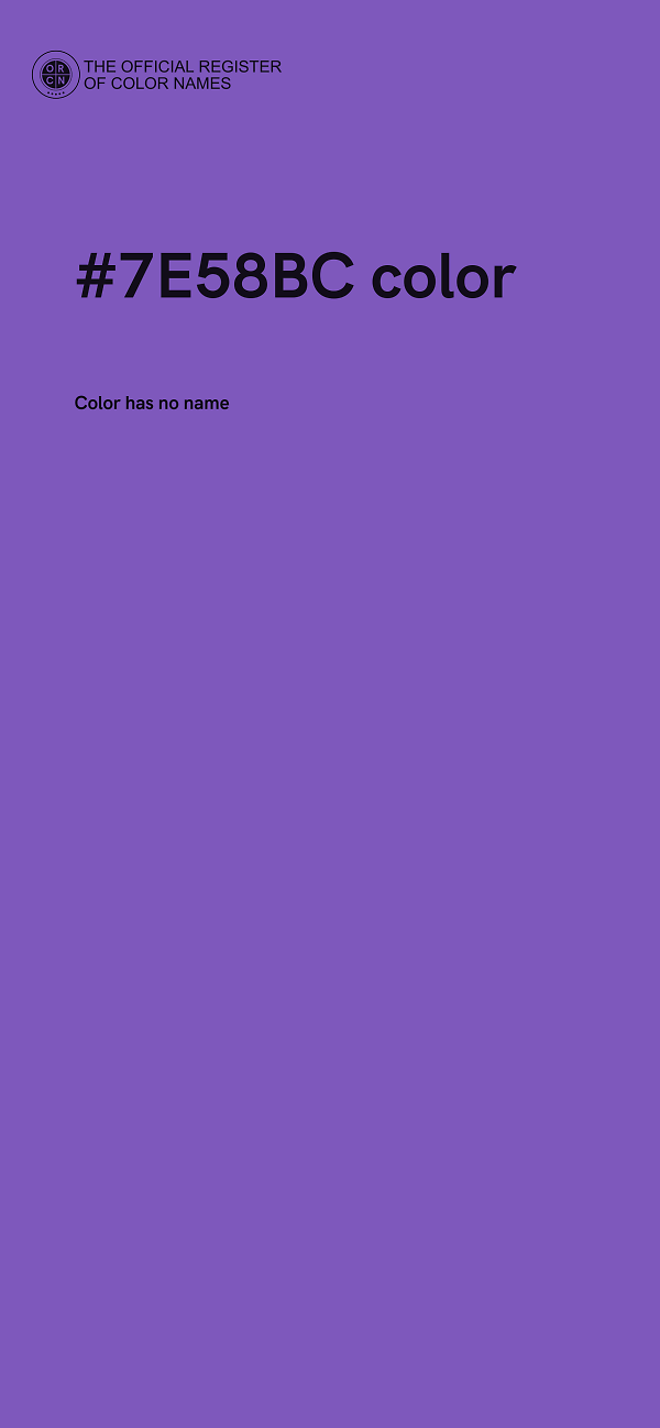 #7E58BC color image