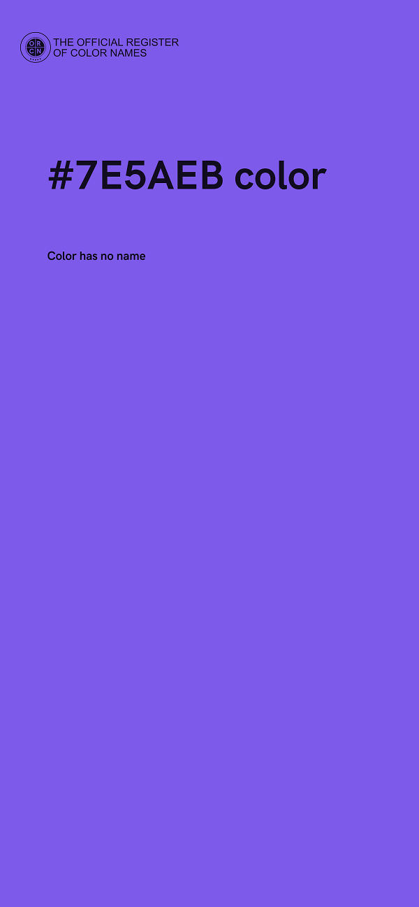 #7E5AEB color image