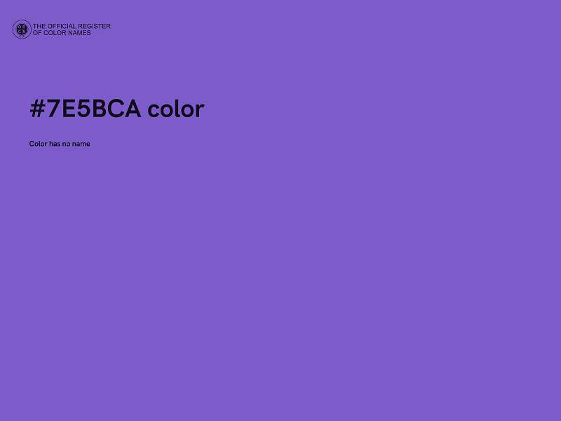 #7E5BCA color image