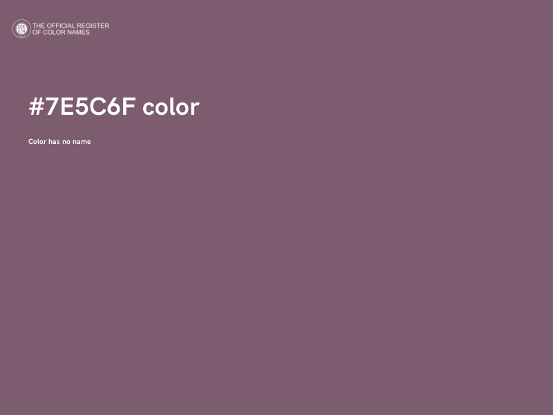 #7E5C6F color image