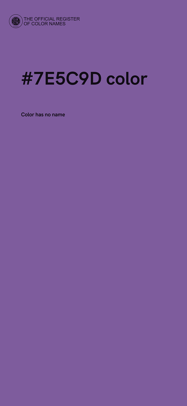 #7E5C9D color image