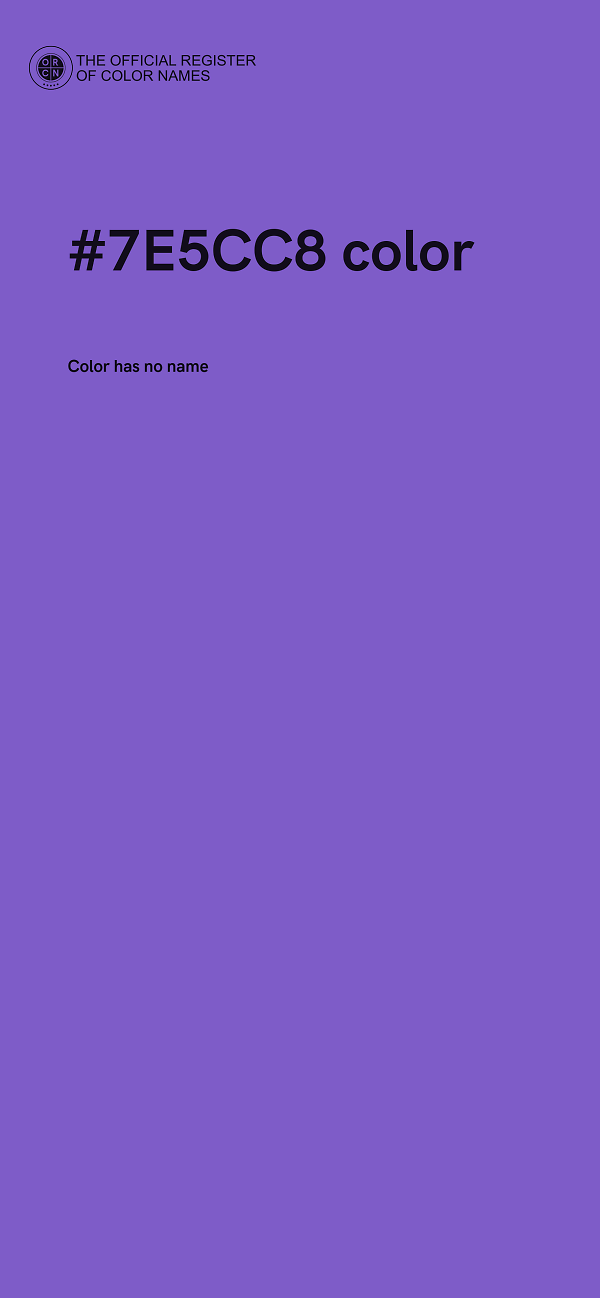 #7E5CC8 color image