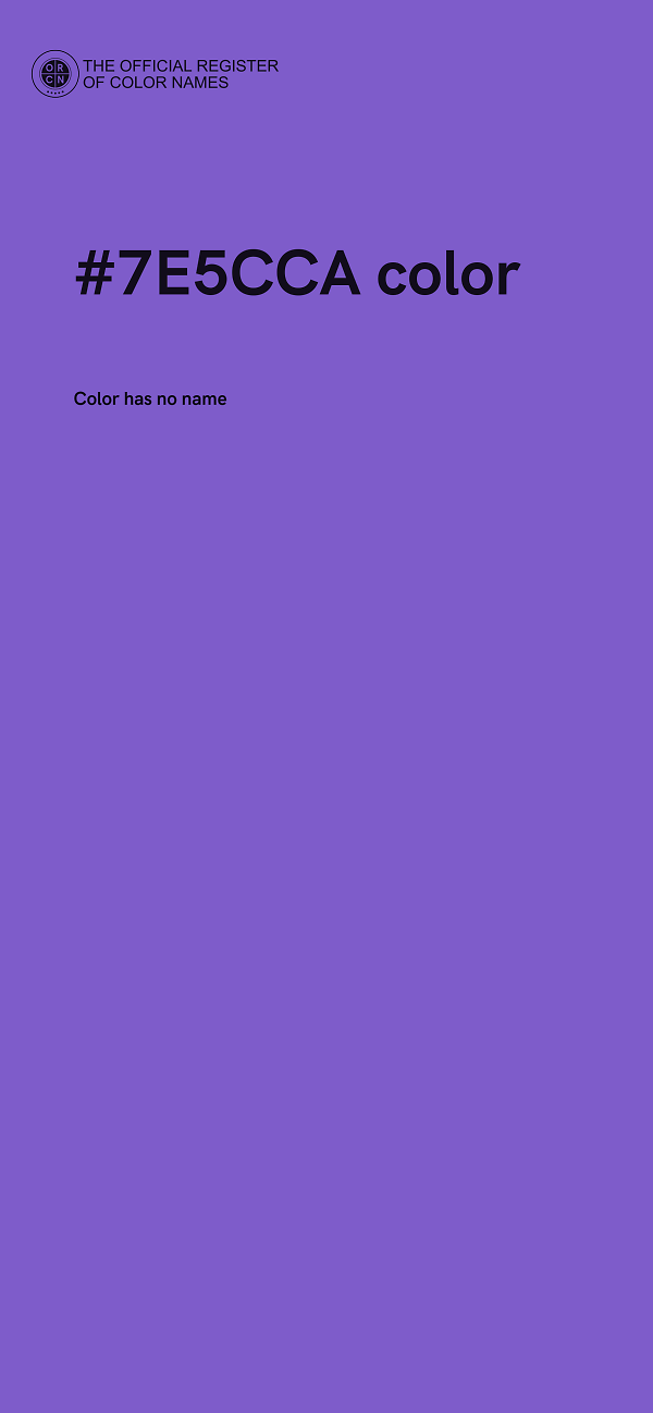 #7E5CCA color image