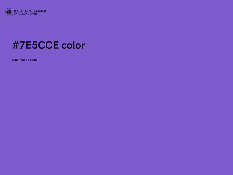 #7E5CCE color image