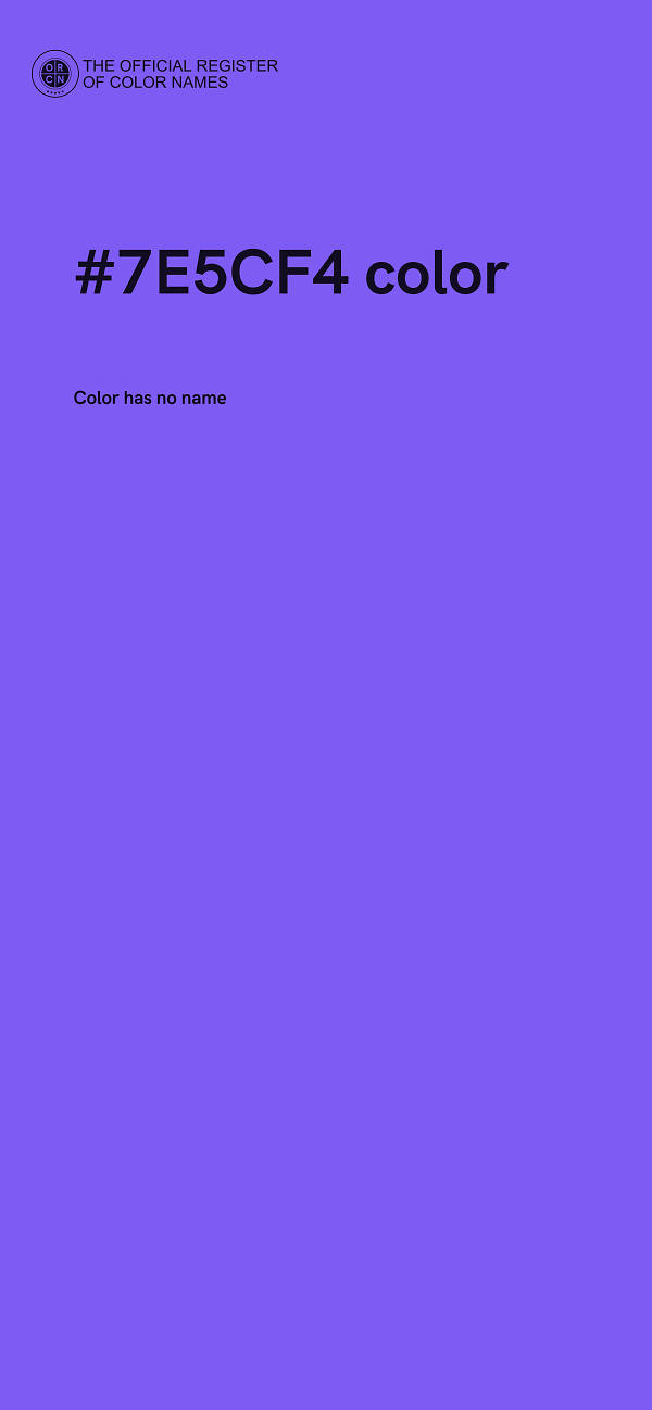 #7E5CF4 color image
