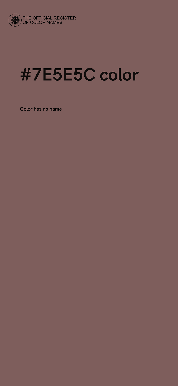 #7E5E5C color image