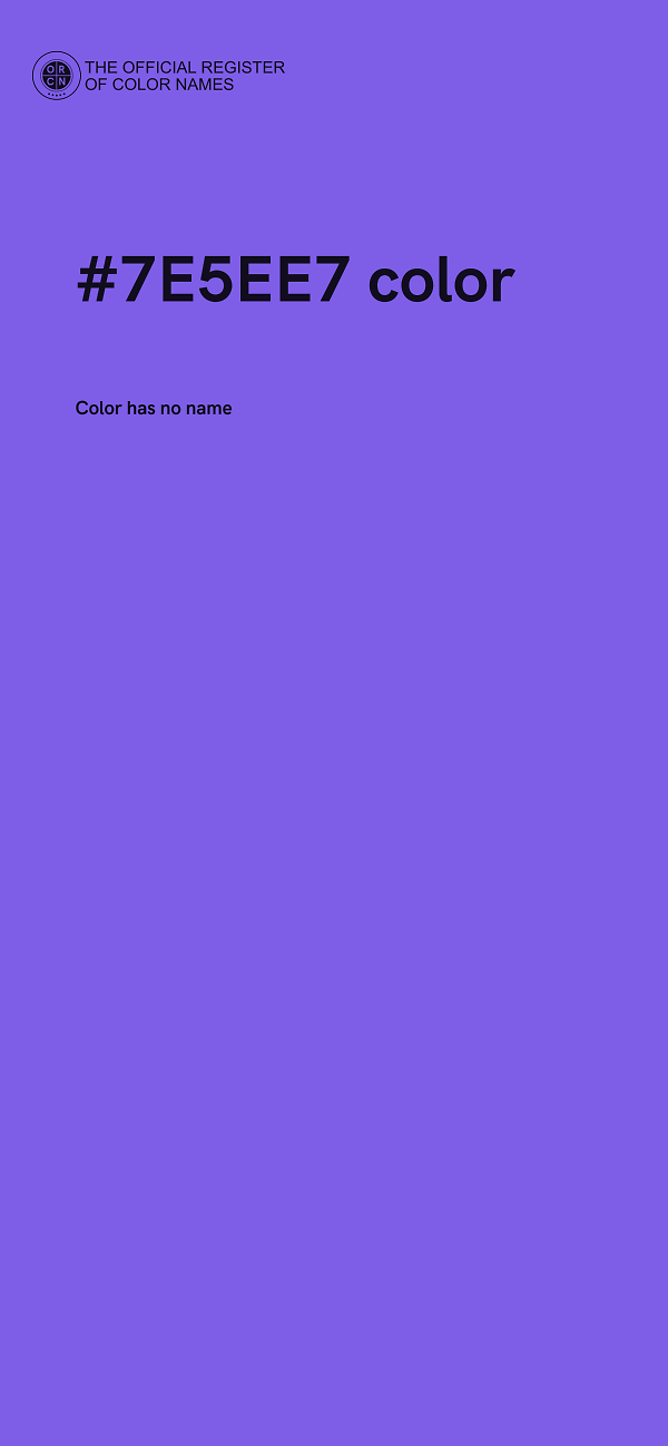 #7E5EE7 color image