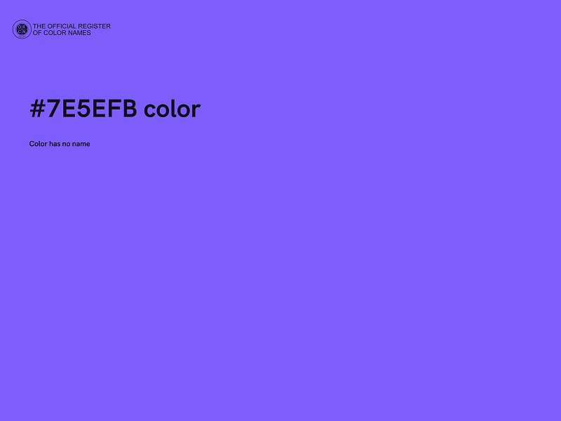 #7E5EFB color image
