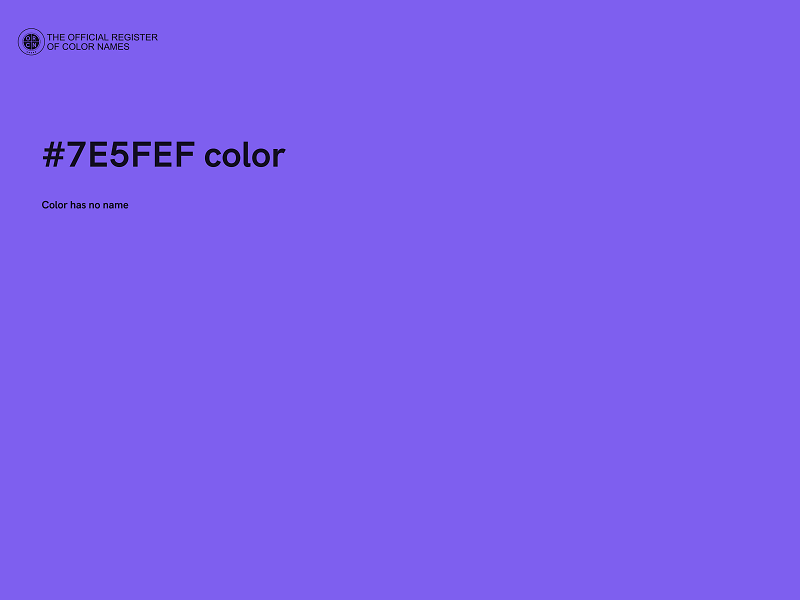 #7E5FEF color image