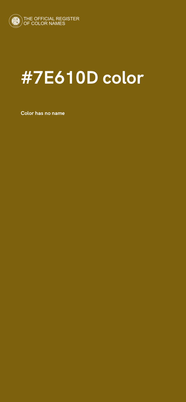 #7E610D color image