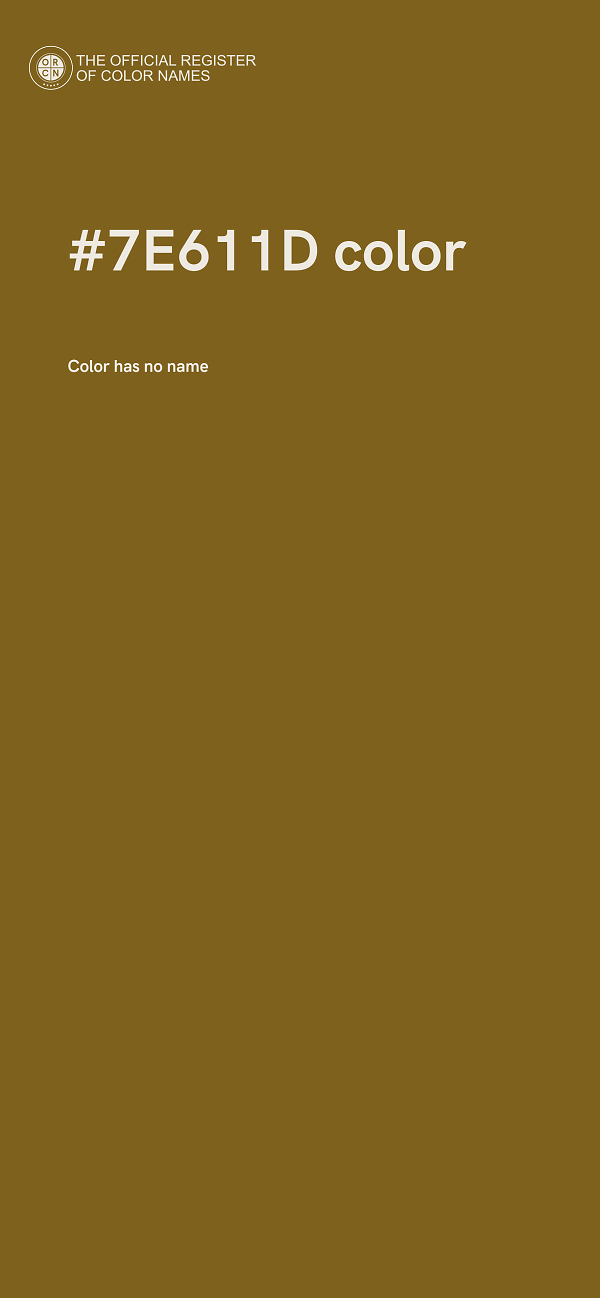 #7E611D color image