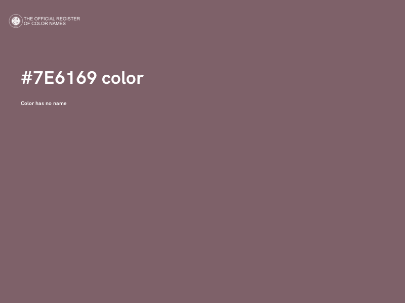 #7E6169 color image
