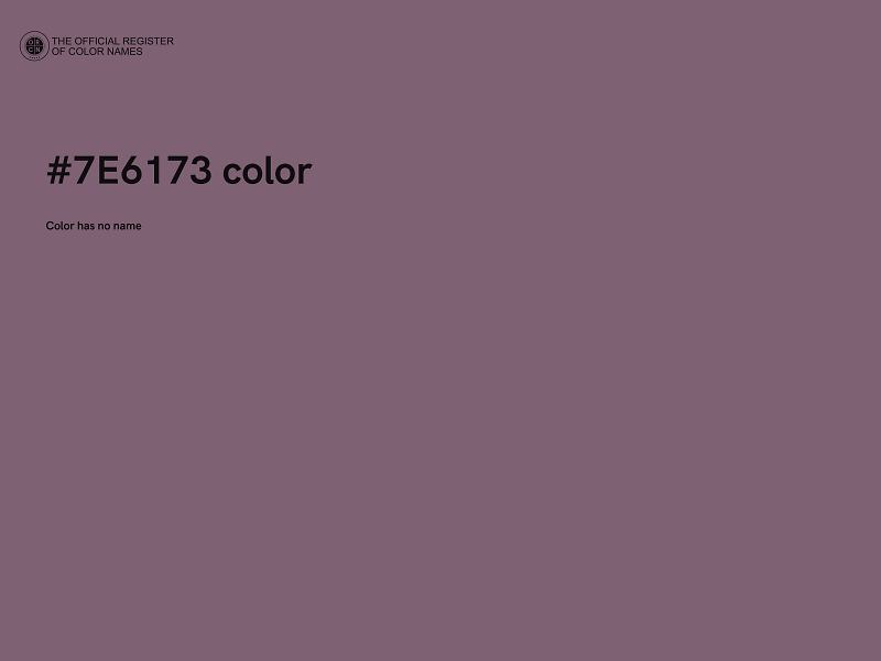 #7E6173 color image