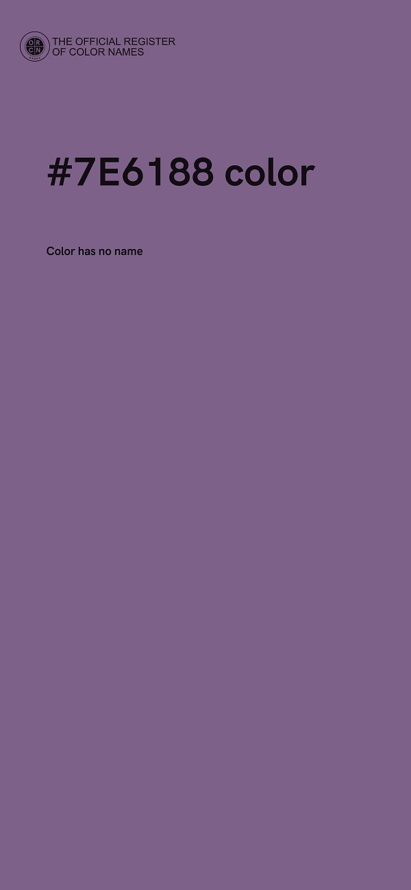 #7E6188 color image