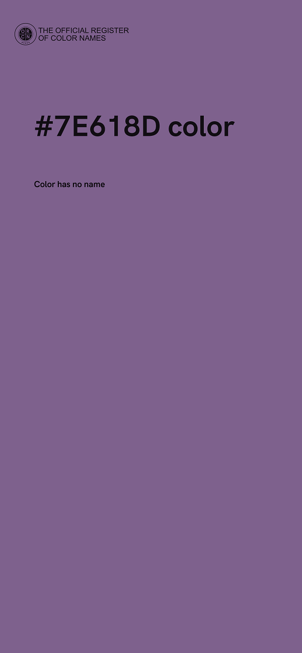 #7E618D color image