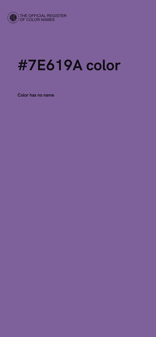 #7E619A color image