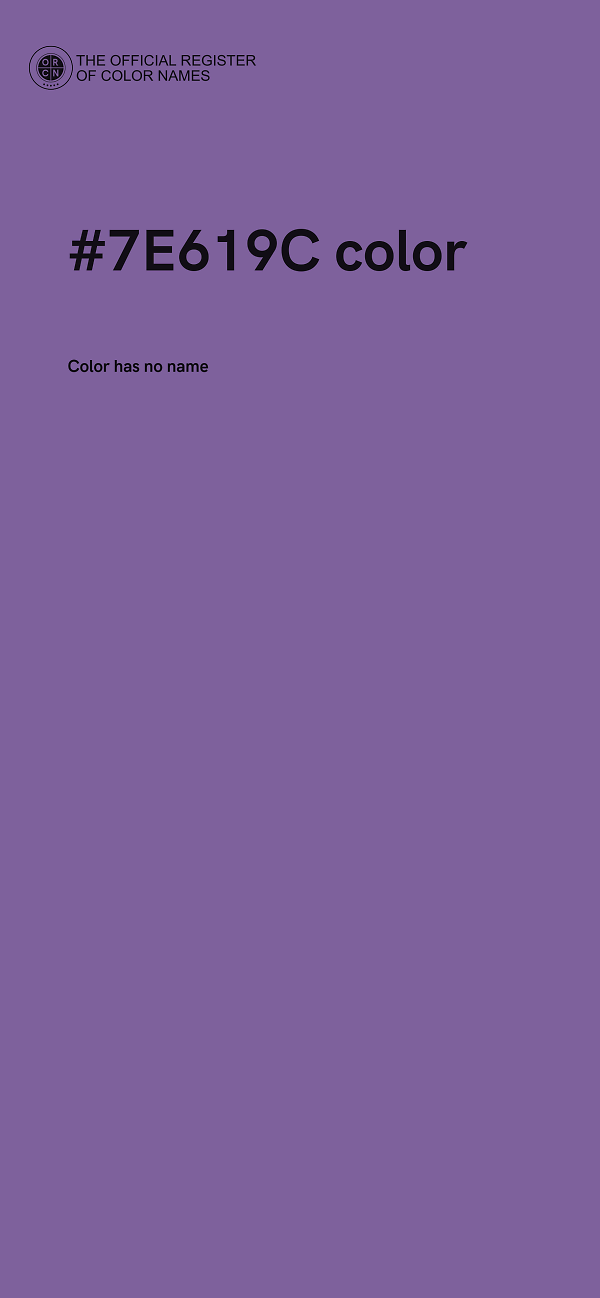 #7E619C color image