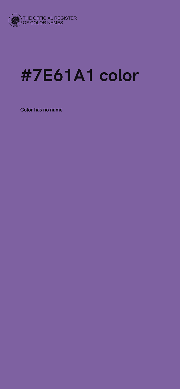 #7E61A1 color image