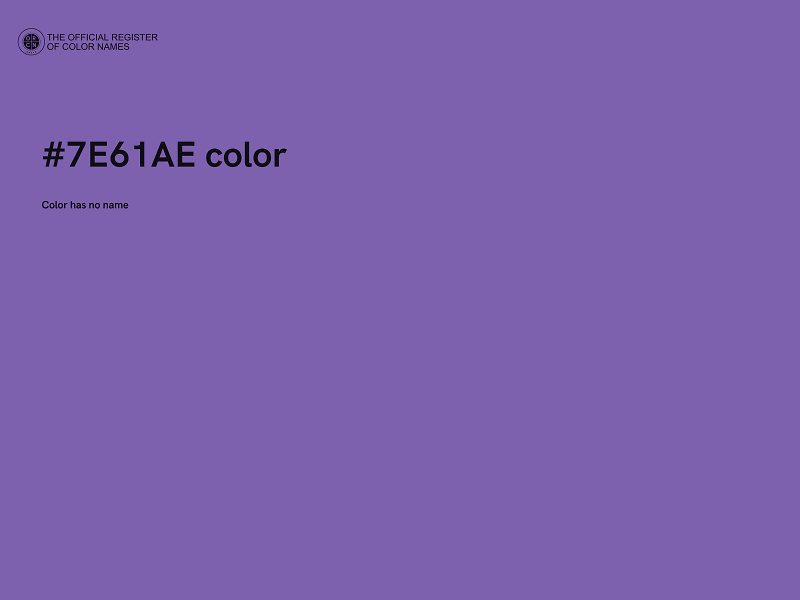 #7E61AE color image